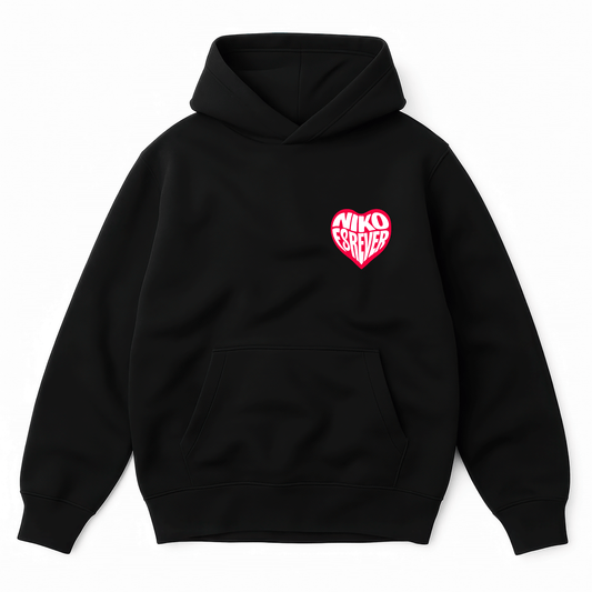"Niko Forever" Heart Hoodie